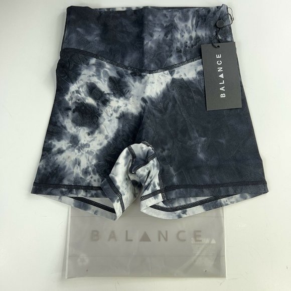 Balance Athletica Women’s The Cloud Short Logo Avalanche Tie Dye Size XXS New